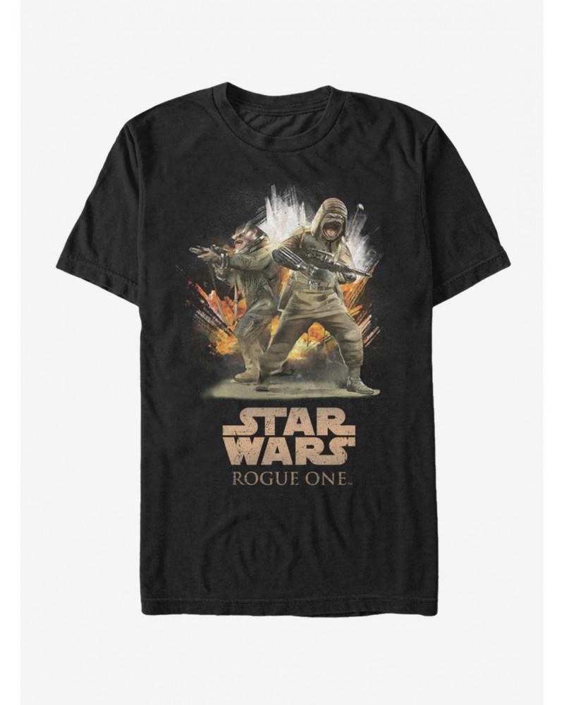 Star Wars Pao and Bistan Battle Scene T-Shirt $5.59 T-Shirts