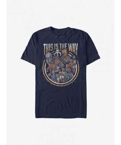 Extra Soft Star Wars The Mandalorian The Way Group T-Shirt $8.45 T-Shirts