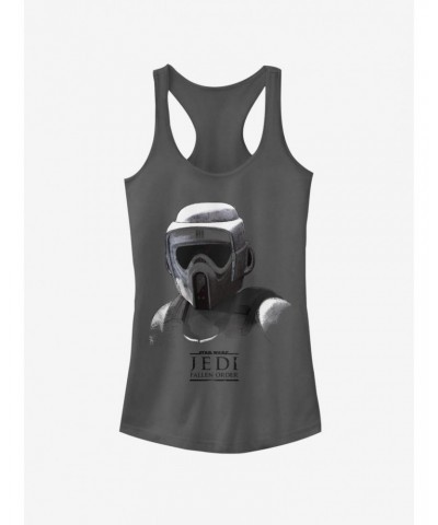 Star Wars Jedi: Fallen Order Scout Trooper Mask Girls Tank $7.77 Tanks