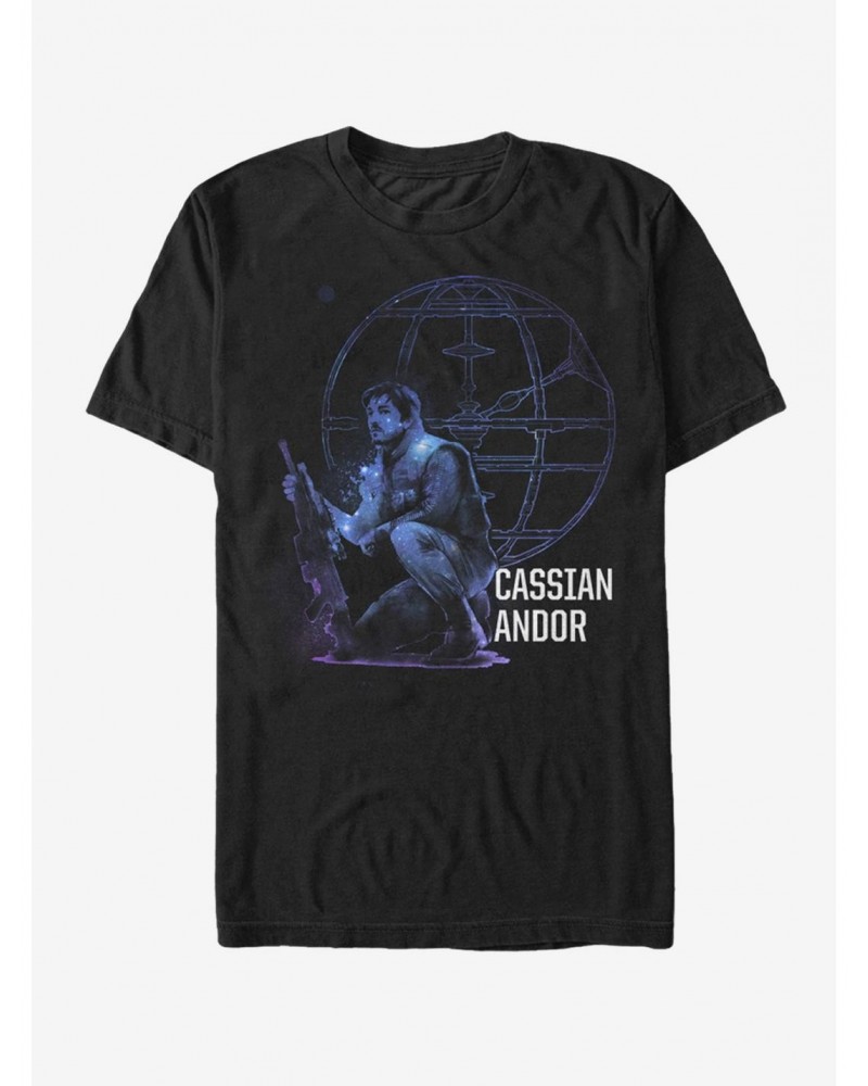 Star Wars Cassian Galaxy Print T-Shirt $5.59 T-Shirts