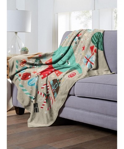 Star Wars Yoda Xmas Throw Blanket $28.75 Blankets