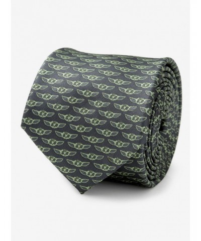 Star Wars The Mandalorian The Child "The Force is Strong With This One" Men's Tie $6.57 Ties