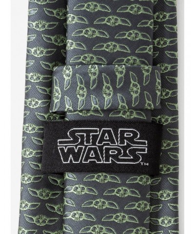 Star Wars The Mandalorian The Child "The Force is Strong With This One" Men's Tie $6.57 Ties