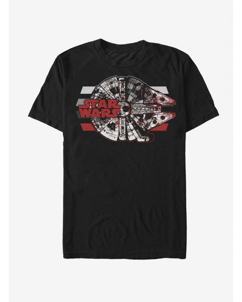 Star Wars Millennium Falcon Profile T-Shirt $5.28 T-Shirts