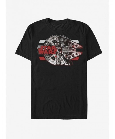 Star Wars Millennium Falcon Profile T-Shirt $5.28 T-Shirts