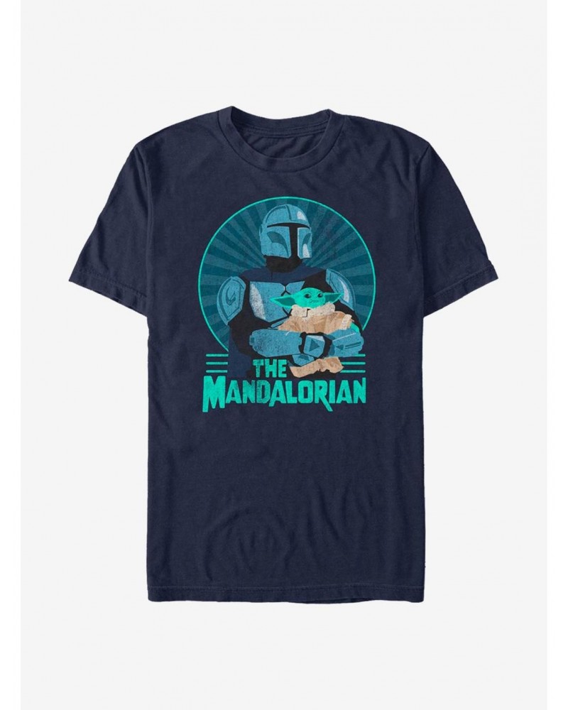 Star Wars The Mandalorian Mando And The Child Epic T-Shirt $6.52 T-Shirts