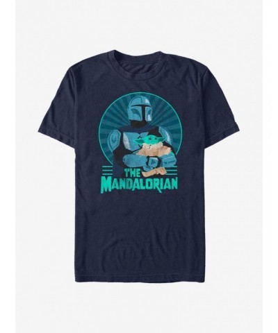 Star Wars The Mandalorian Mando And The Child Epic T-Shirt $6.52 T-Shirts