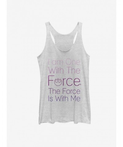 Star Wars Chirrut One with Force Girls Tanks $6.63 Tanks