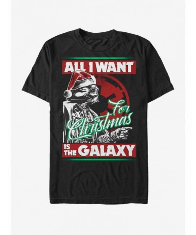 Star Wars Vader Xmas Galaxy T-Shirt $6.99 T-Shirts