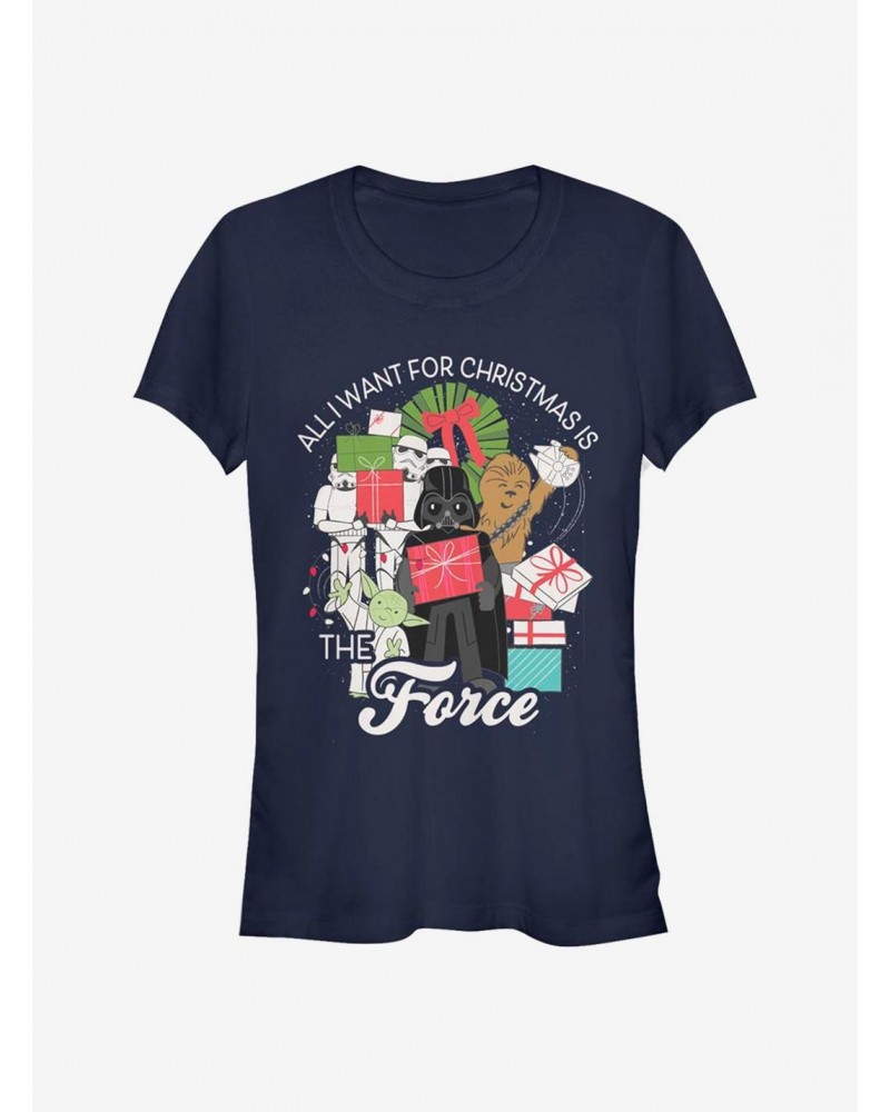 Star Wars Galaxy Christmas Girls T-Shirt $7.28 T-Shirts