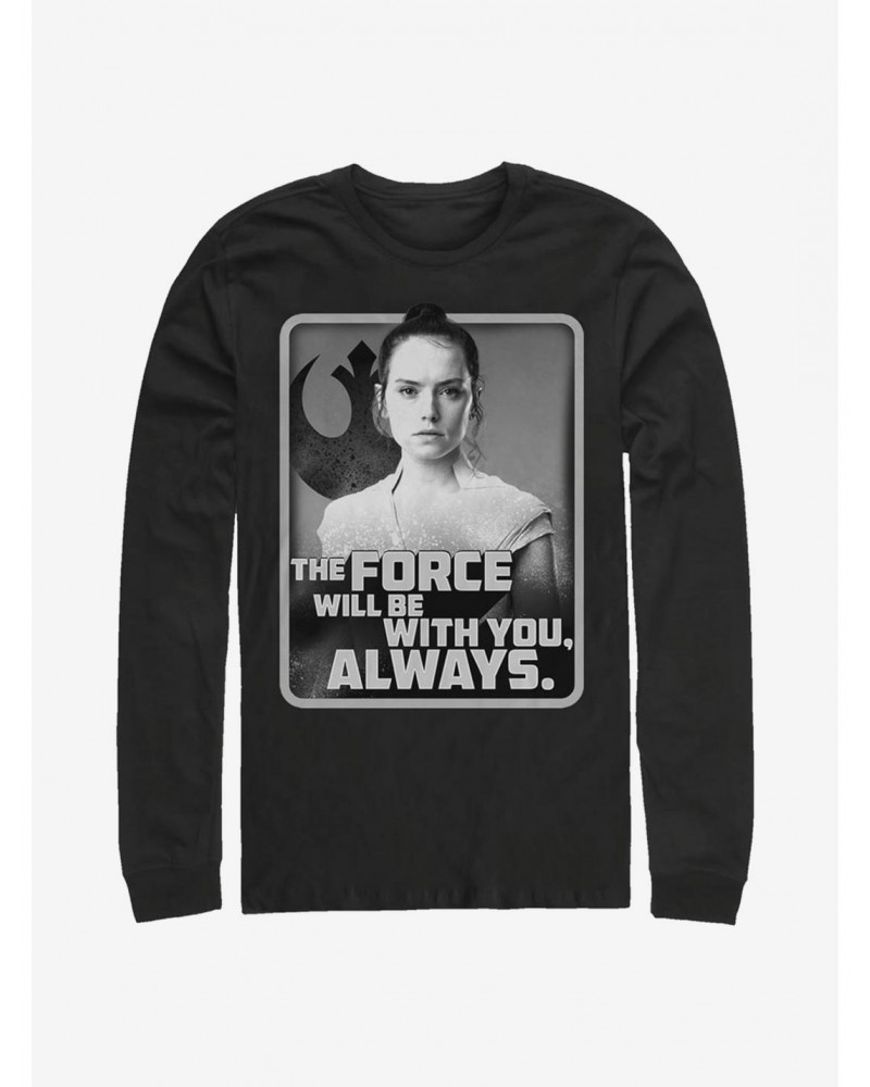 Star Wars: The Rise Of Skywalker With You Rey Long-Sleeve T-Shirt $11.58 T-Shirts