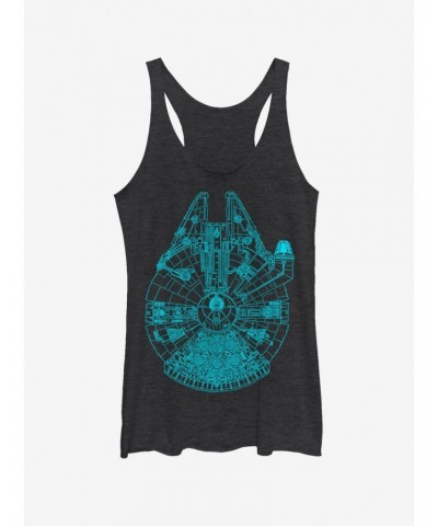 Star Wars Blue Falcon Girls Tank $8.50 Tanks