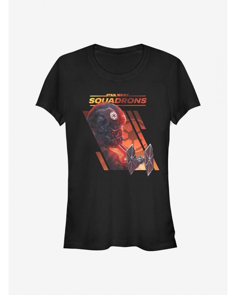 Star Wars Squadrons Empire Girls T-Shirt $7.44 T-Shirts