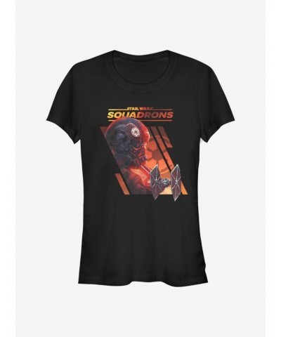 Star Wars Squadrons Empire Girls T-Shirt $7.44 T-Shirts