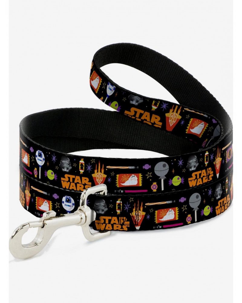 Star Wars Festive Candy Icons Dog Leash $9.16 Leashes