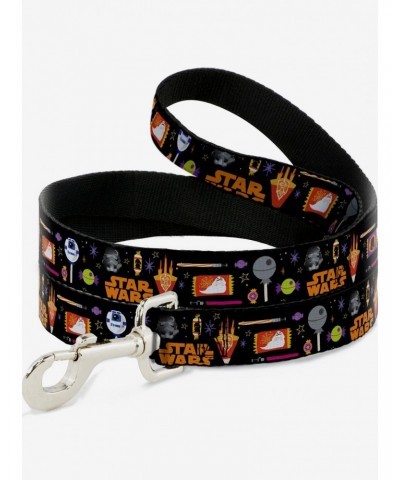 Star Wars Festive Candy Icons Dog Leash $9.16 Leashes