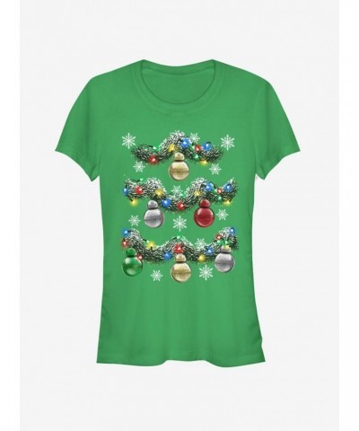 Star Wars BB-8 Ornaments Christmas Tree Girls T-Shirt $6.31 T-Shirts