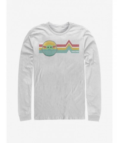 Star Wars The Mandalorian Rainbow The Child Long-Sleeve T-Shirt $8.95 T-Shirts