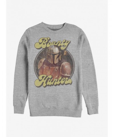 Star Wars The Mandalorian Bounty Retro Sweatshirt $14.76 Sweatshirts