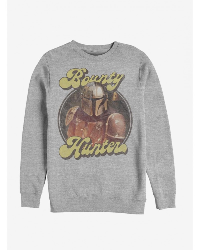 Star Wars The Mandalorian Bounty Retro Sweatshirt $14.76 Sweatshirts