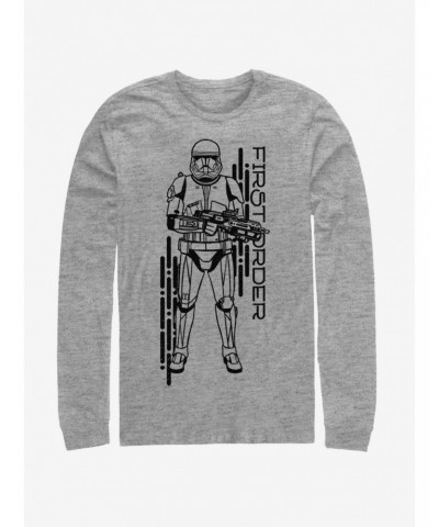 Star Wars Episode IX Rise of Skywalker Red Trooper Project Red Long-Sleeve T-Shirt $9.74 T-Shirts