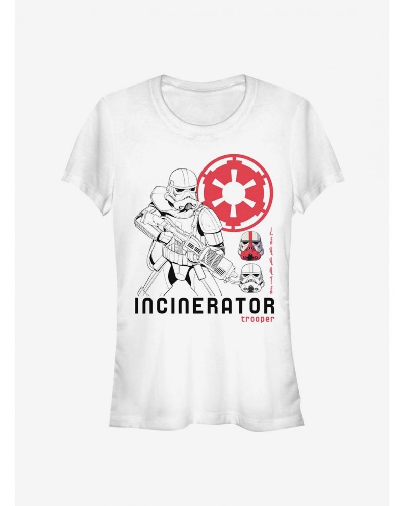 Star Wars The Mandalorian Incincerator Trooper Girls T-Shirt $5.82 T-Shirts