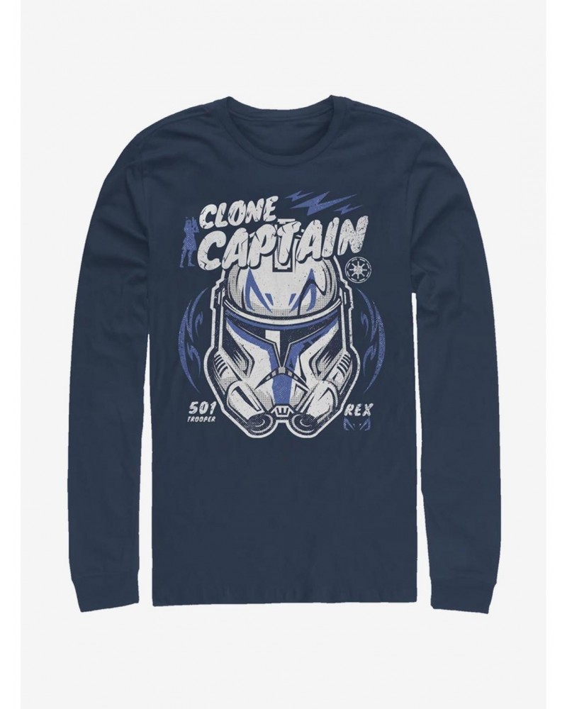 Star Wars The Clone Wars Rex Long-Sleeve T-Shirt $9.21 T-Shirts