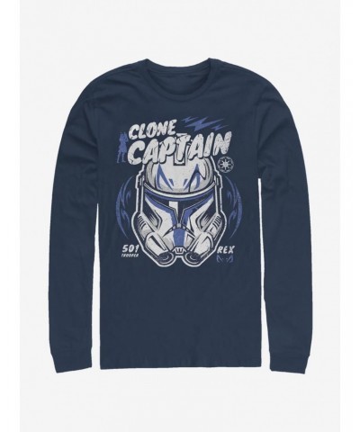 Star Wars The Clone Wars Rex Long-Sleeve T-Shirt $9.21 T-Shirts