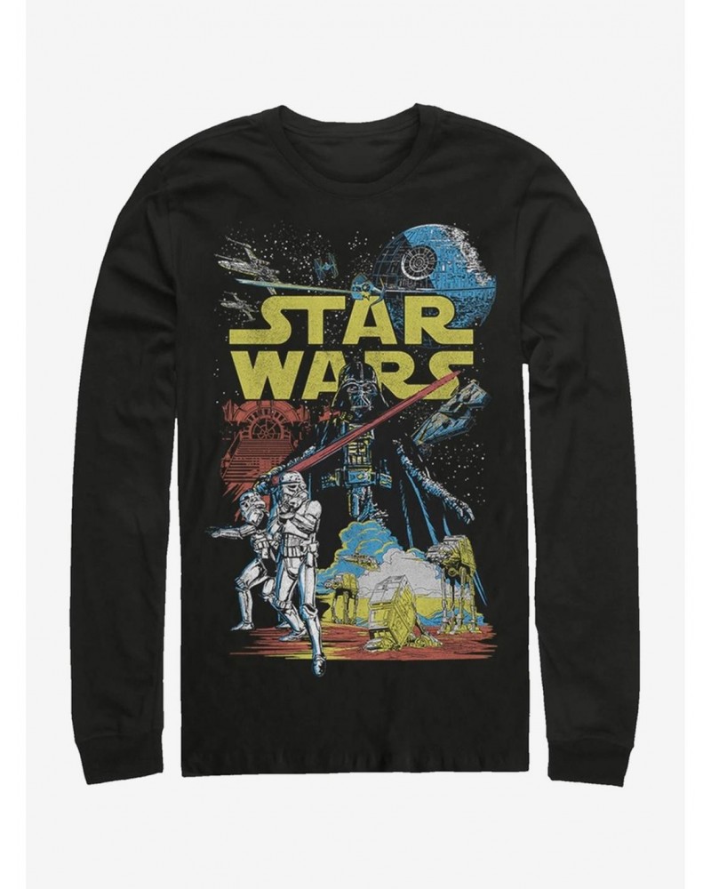 Star Wars Rebel Classic Poster Long-Sleeve T-Shirt $11.05 T-Shirts