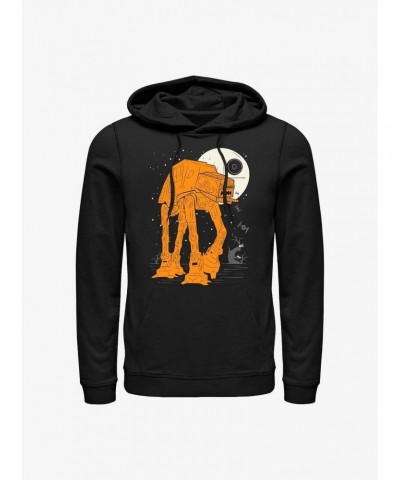 Star Wars AT-AT Death Star Full Moon Hoodie $14.37 Hoodies