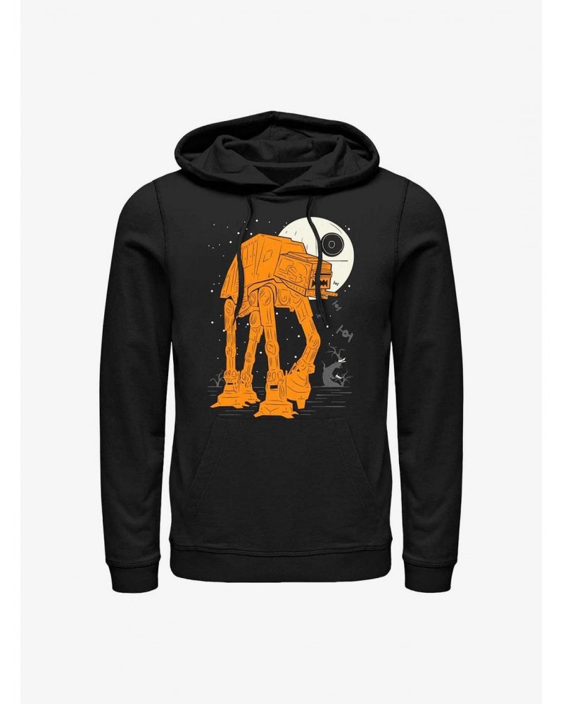 Star Wars AT-AT Death Star Full Moon Hoodie $14.37 Hoodies