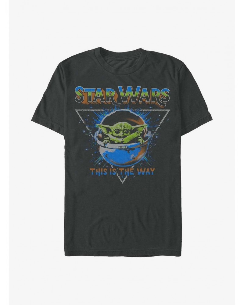 Star Wars The Mandalorian Retro The Child T-Shirt $6.21 T-Shirts