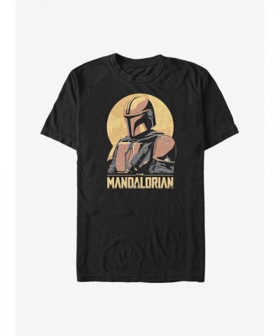 Star Wars The Mandalorian Mando Sunset Big & Tall T-Shirt $9.81 T-Shirts