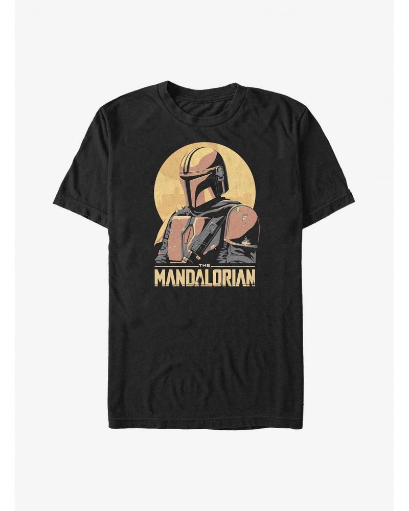 Star Wars The Mandalorian Mando Sunset Big & Tall T-Shirt $9.81 T-Shirts