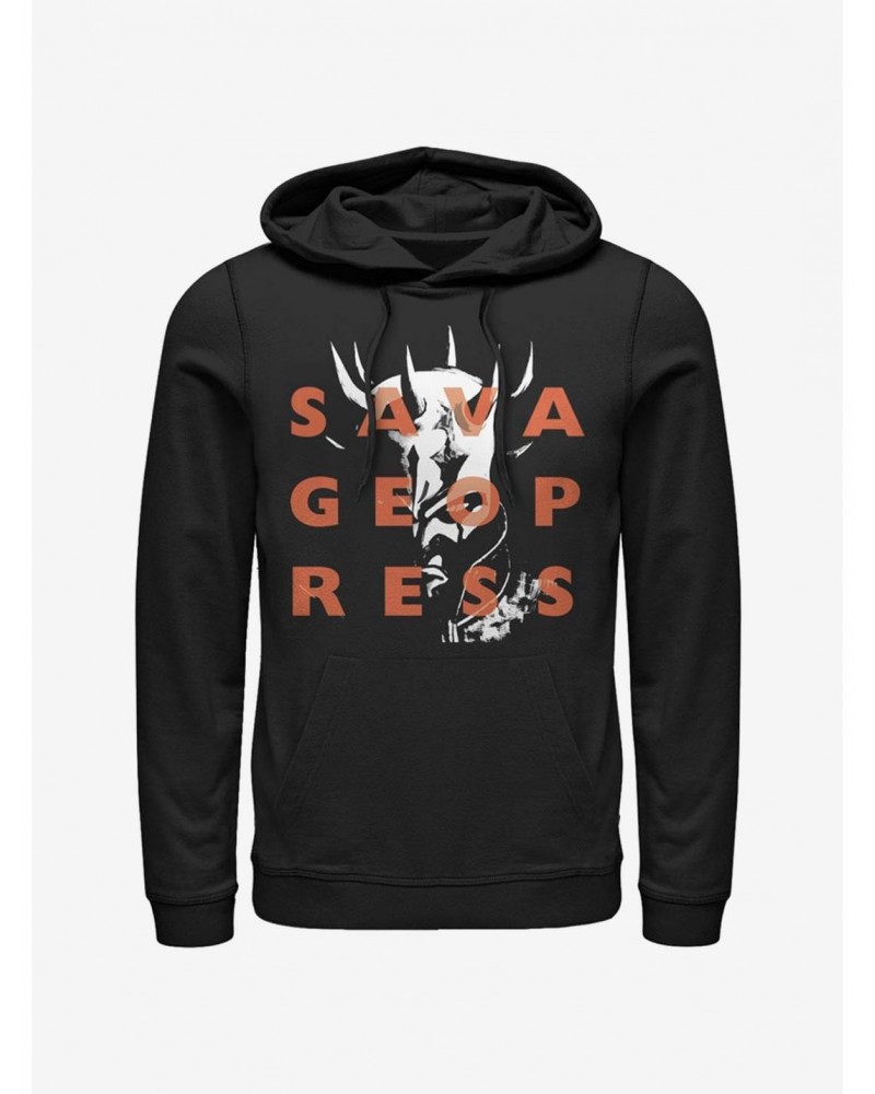 Star Wars The Clone Wars Savage Overlay Hoodie $15.09 Hoodies