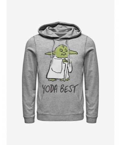 Star Wars Yoda Best Doodle Hoodie $16.16 Hoodies