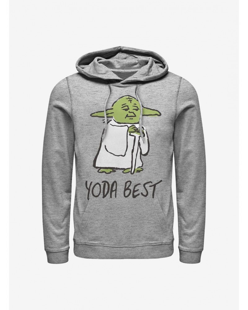 Star Wars Yoda Best Doodle Hoodie $16.16 Hoodies