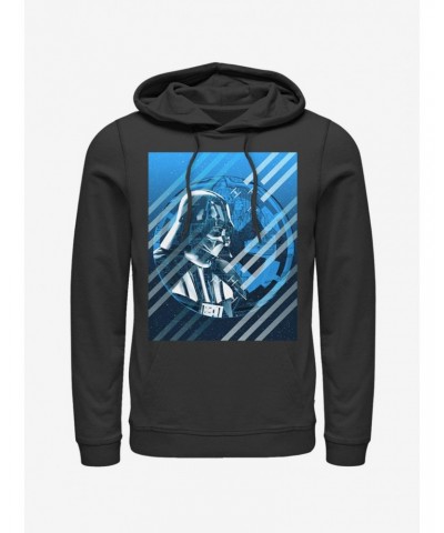 Star Wars Darth Vader Death Star Stripes Hoodie $15.45 Hoodies