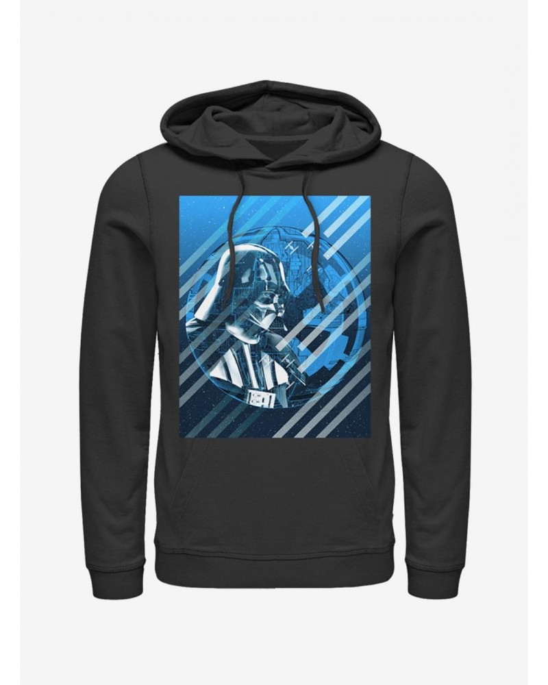 Star Wars Darth Vader Death Star Stripes Hoodie $15.45 Hoodies