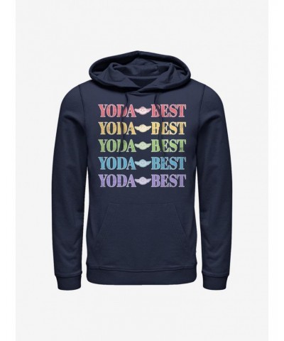 Star Wars Yoda Best Rainbow Hoodie $12.93 Hoodies