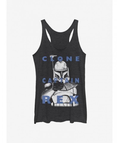 Star Wars The Clone Wars Rex Text Girls Tank $8.29 Tanks