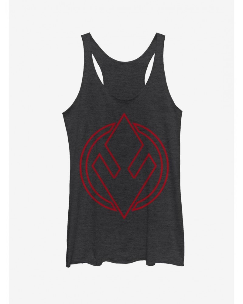 Star Wars Episode IX Rise of Skywalker Red Trooper Sith Trooper Emblem Girls Tank $9.32 Tanks