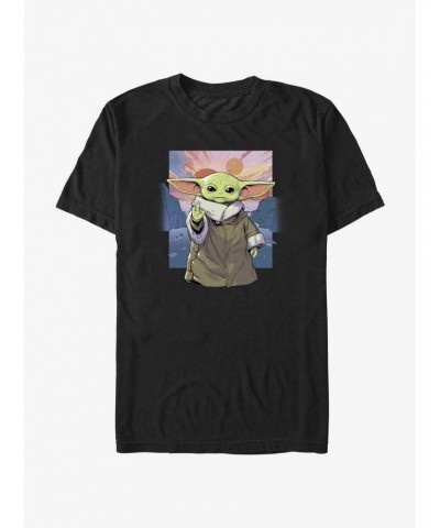 Star Wars The Mandalorian Grogu Using The Force T-Shirt $6.21 T-Shirts