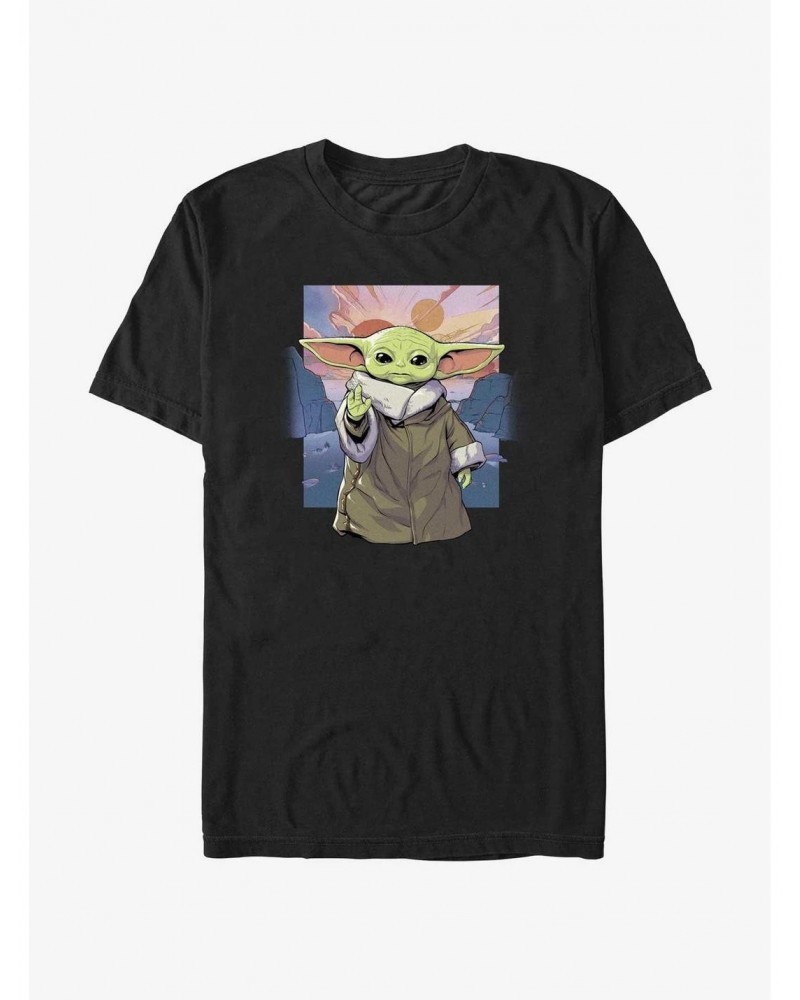 Star Wars The Mandalorian Grogu Using The Force T-Shirt $6.21 T-Shirts