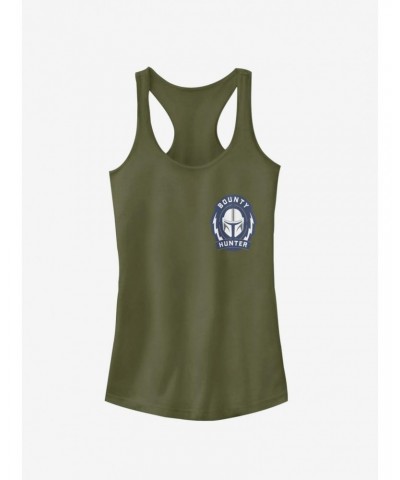 Star Wars The Mandalorian Bounty Hunter Logo Girls Tank $6.18 Tanks