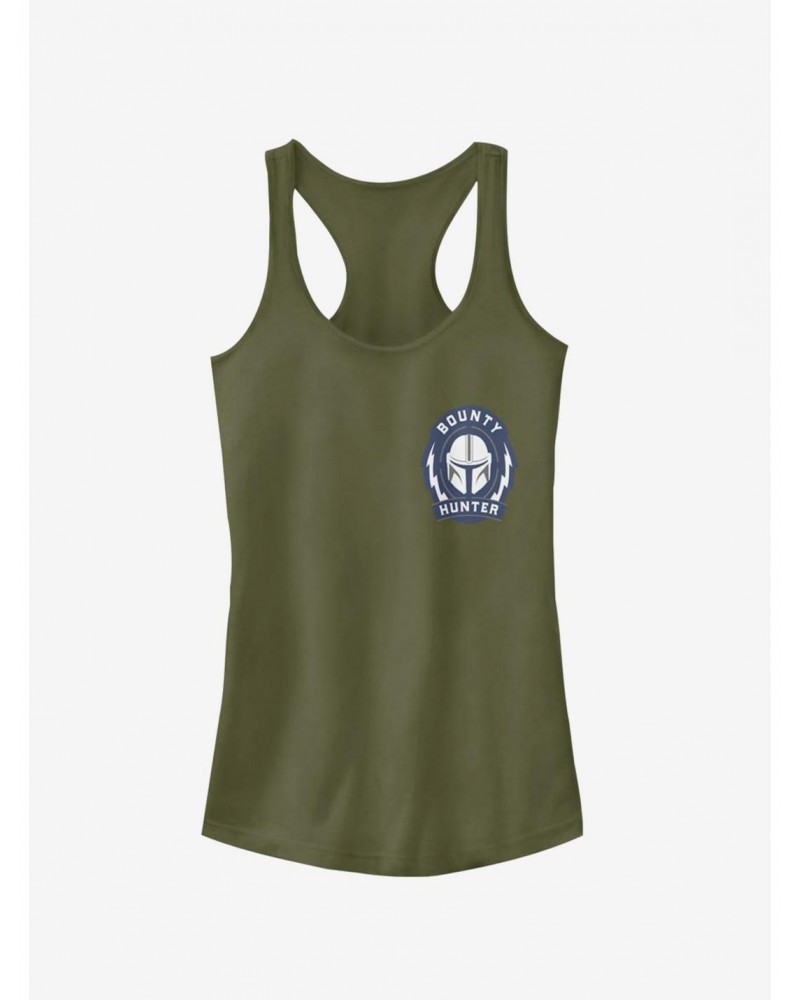 Star Wars The Mandalorian Bounty Hunter Logo Girls Tank $6.18 Tanks