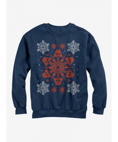 Star Wars Christmas Darth Vader Snowflake Sweatshirt $13.58 Sweatshirts