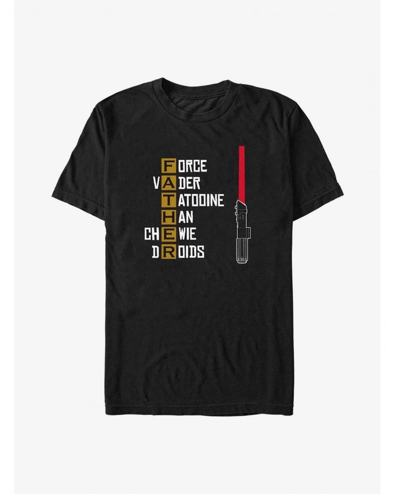 Star Wars Father's Day Father Acronym T-Shirt $6.37 T-Shirts