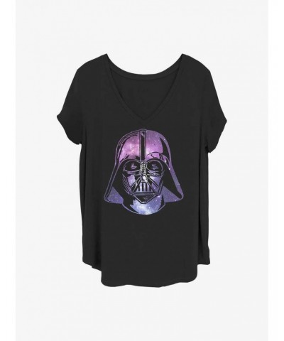 Star Wars Vader Space Helmet Girls T-Shirt Plus Size $8.79 T-Shirts