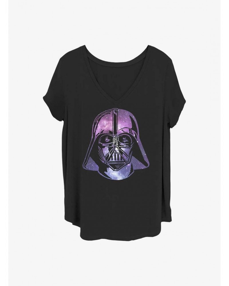 Star Wars Vader Space Helmet Girls T-Shirt Plus Size $8.79 T-Shirts